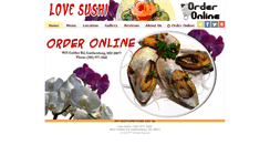 Desktop Screenshot of lovesushigaithersburg.com